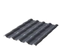 Plaque pvc imitation tuile moderne 222 x 75 cm Gris anthracite, l.75 cm, L.222 cm