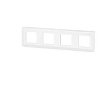 Plaque de finition - LEGRAND - MOSAIC - Blanc - 4x2 modules - Horizontale