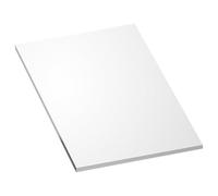 Plaque rigide en PVC blanc 40x40cm, épaisseurs variables, for panneau d'affichage publicitaire(Thickness：10mm)