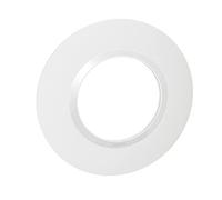 Plaque LEGRAND Dooxie 1 poste ronde blanc