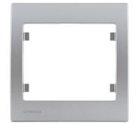 Siemens - plaque simple aluminium delta iris aluminium G
