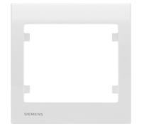 Siemens - plaque simple blanc delta iris siemens blanc G