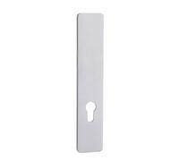 Plaque simple HIONNA côté taraudé clé I argent - - B-HIONNA-64