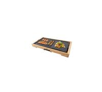 Plaque Teppanyaki Électrique En Bambou DCG Eltronic ST3150 ST3150 2200 W Pose Libre
