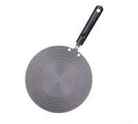 Plaque thermique de 3 mm d'épaisseur pour induction et gaz - Plaque de décongélation rapide avec poignée de suspension - Empêche la combustion du fond de la casserole 24/28 cm (24 cm (3 mm))