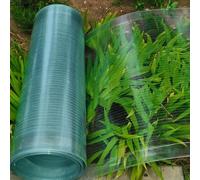 Plaque Toiture Plastique Extérieur Transparent, 0,8mm Panneaux Serre | Panneau Abri Remplacement Anti-UV Imperméable, Bardage Châssis Froid, Peut Être Coupé(0.6x5m(2x16.4ft))