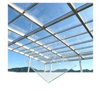 Plaque Transparente en Polycarbonate Endurance Feuille Toit Transparente | Plaques Toiture Transparentes en Polycarbonate pour Serres Abris Jardin Abris Voiture Chenils Garages(0.8x1m/2.62x3.28ft)