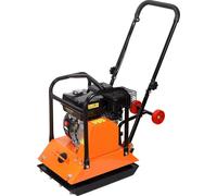 Plaque vibrante à essence VEVOR, moteur 6,5 CV (212 CC), compacteur vibrant 6400 tr/min, pression de compactage 15 kN, plaque 530x400 mm, vibreur à guidage manuel pour travaux de pavage, asphalte et f