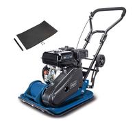 Scheppach Plaque vibrante à essence HP1400S – 2HP 50kg 13kN 25cm, châssis et tapis caoutchouc