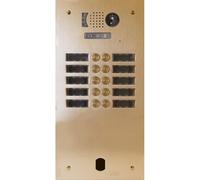 Plaque Video Alu 2R 10Bp 2Voice Champagn - Urmet Série V83 V83/210CH