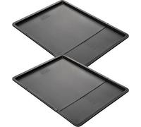 Plaques à Pâtisserie Extensibles Zenker, 2 Pièces, 37 à 52 x 33 cm, Acier, Revêtement Antiadhérent, Black Metallic