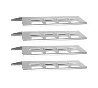 Plaques chauffantes de remplacement pour gril - 4 pièces de protection universelles en acier inoxydable, pare-flammes pour barbecue, couvercle de protection contre les débris pratiques | Cuisine d'int