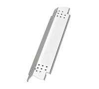 Plaques chauffantes pour barbecue, avec bouclier déflecteur de flamme, 37 x 10,7 x 3,5 cm, couvercles de brûleur de barbecue, tentes en acier robuste, revêtement résistant à la chaleur, pour terrasse