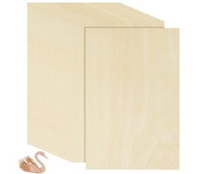 Plaques de balsa, 24 pièces, dimensions 300 x 200 x 1,5 mm, pour modélisme et travaux manuels