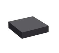 Plaques De Caoutchouc Blocs Amortisseurs 200x200mm Tampons Antichoc Carrés Épaisseur De Banc D'emboutissage 1-40mm For L'industrie Construction Transport Appareils Électroménagers Meubles(200*200*15mm