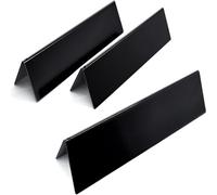 Plaques de chaleur pour gril 3 pièces pour Weber Spirit série 200 - Noir