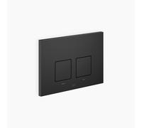 Plaques de déclenchement Dornbracht pour réservoirs de chasse encastrés, angulaires, 12665980-33, Couleur: Noir Mat