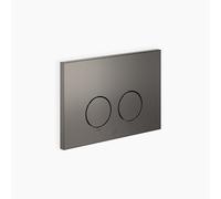 Plaques de déclenchement Dornbracht pour réservoirs de chasse encastrés, rondes, 12665979-99, Couleur: foncé Platine mat