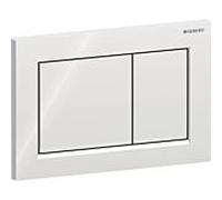 Geberit Plaque de commande Omega 20 Square 115080KH1 chromé pour réservoirs Omega