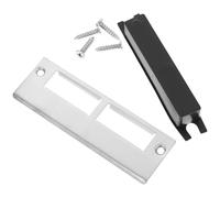 Plaques de Gâche de Sécurité de Porte en Métal, 1 Set Argenté
