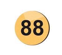 Plaques de numérotation pour casiers,étiquettes de numérotation pour tables | Étanche for les armoires de rangement de bureau de restaurant(Gold,90-100 6x6cm)