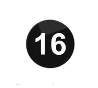Plaques de numérotation pour casiers,étiquettes de numérotation pour tables | Étanche for les armoires de rangement de bureau de restaurant(Black,10-20 8x8cm)