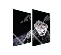 Plaques de recouvrement pour cuisinière 2 pièces 35x52 Couverture pour champ vitrocéramique verre Planche à découper cristal noir