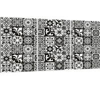 Plaques de recouvrement pour cuisinière 3 pièces 30x52 Couverture de plaque vitrocéramique, mosaïque pièce