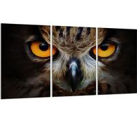 Plaques de recouvrement pour cuisinière 3 pièces 30x52 Couverture de plaque vitrocéramique, yeux de hibou