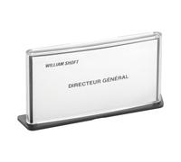 Plaques de signalisation 3 en 1 - format carte de visite