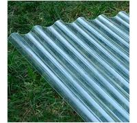 Plaques de toiture en Polycarbonate Transparent de 1 mm, tôles ondulées, Panneaux de Protection UV pour éclairage Naturel, Panneaux de Remplacement pour abri de Jardin en Plastique, couvertu