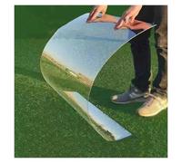 Plaques de Toiture Très Souple Feuilles Toiture Polycarbonate Panneau de Remplacement pour Serre Allées Entrepôts(0.6x5m)
