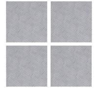Plaques en alu vidaXL 4 pcs Antidérapantes 30x30 cm