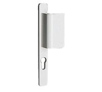 Plaques extérieure / intérieure étroites porte palière - alu argent VACHETTE