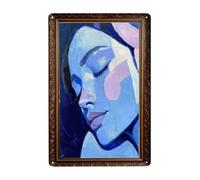 Plaques Métal Vintage 20x30 Murale Profil de Lan Meng