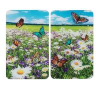 Plaques multi-usage - WENKO - Estival - Verre trempé - Silicone - 56x50 cm