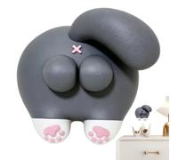 Plaques murales imprimées en 3D imperméables Motif crosse de chat | Plaque de protection marche/arrêt pour entrée, chambre à coucher, chevet, salon, maison, location, cuisine