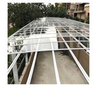 Plaques Polycarbonate Transparent 1,5mm Panneaux Toiture pour Pergola | Plaque PC Endurance Résistante Aux Chocs Facile À Découper pour Toitures Jardins Terrasses Poulaillers(1.2x8m/3.94x26.24ft)