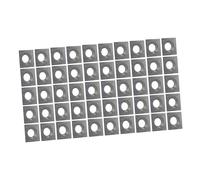 Plaquette carrée | 14 x 14 x 2 mm 30° | 50 pièces | Couteau réversible pour dégrossisseur, fraise à laquer, fraise à rainurer T08MF , pour fraise à laquer LF 724 S (631720000)