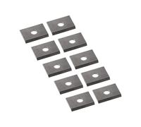 Plaquette HM, 13,6 x 12 x 1,5 mm 35°, 10 pièces, lame réversible pour bois dur, bois tendre, plastique & panneaux de particules, WPL pour fraise, T04F