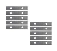 Plaquette HM 4 arêtes de coupe, 49,5 x 11 x 1,5 mm, a=26mm, 10 pièces, lame réversible pour bois dur, bois tendre, plastique & panneaux de particules, WPL pour fraise, T04F