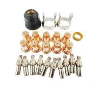 Plasma Consumables Kit de 24 électrodes et buses PT60 pour chalumeau de coupe, compatible avec IPT60 pour acier jusqu'à 11 mm