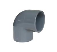 Plasson Coude à Pression, PVC, 90° à Coller, 25mm Diamètre