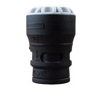 Plasson - Raccords PEHD encliquetables - Raccord droit encliquetable PE Ø25 - Femelle 3/4" (20/27) avec portée plate ISO 228 et joint fourni -
