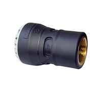 Plasson - Raccords PEHD encliquetables - Raccord droit encliquetable PE Ø25 - Laiton femelle 3/4'' (20/27) avec portée plate ISO 228 et joint fourni -