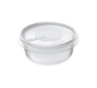 Petite boîte conservation congélation ronde 300 ml - Transparent