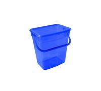Boîte à lessive, 6 litres, bleu transparent