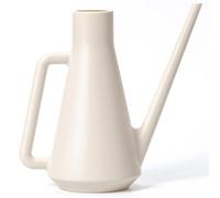 Plastia Petit Arrosoir Pierre 1,8 L - Arrosoir Plante en Plastique pour Intérieur et Extérieur - Mini Arrosoirs de Jardin - Couleur Ivoire