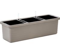 PLASTIA s.r.o. Berberis TRIO jardinière grand volume 117x39x35 cm, taupe