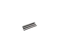 Plastic Comb - 19 mm - 21 anneaux - A4 (210 x 297 mm) - noir - 100 unités peigne de reliure en plastique - pour Fellowes Galaxy 500, Orion 500,
